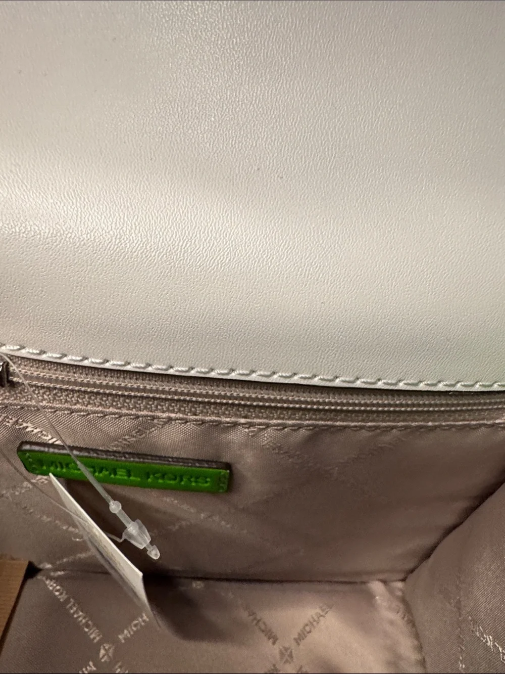 Michael Kors Greenwich Small Flap Crossbody Jungle Green NWT Silver Hardware